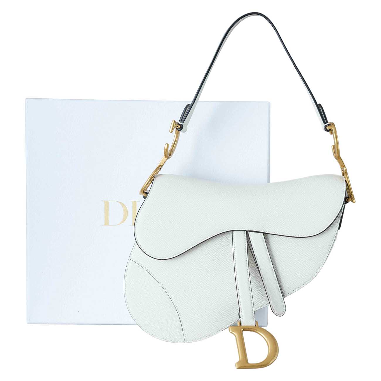 CHRISTIAN DIOR(USED)크리스찬디올 새들백 미듐 & 스트랩